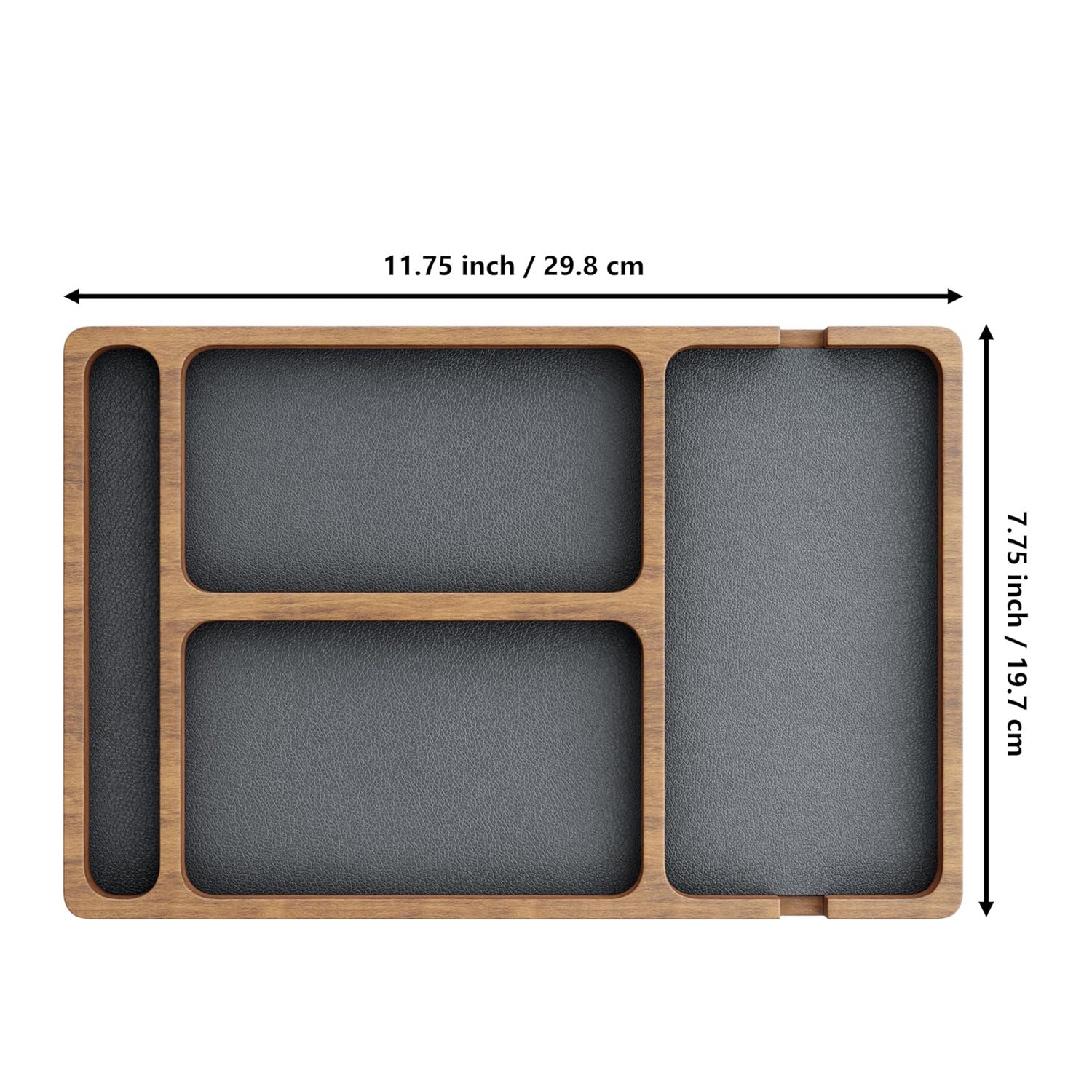 Solid Wood Grid Storage Box