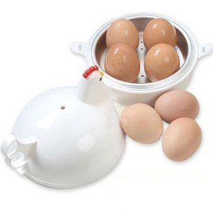 Chicken Shaped Microwave Egg Steamer