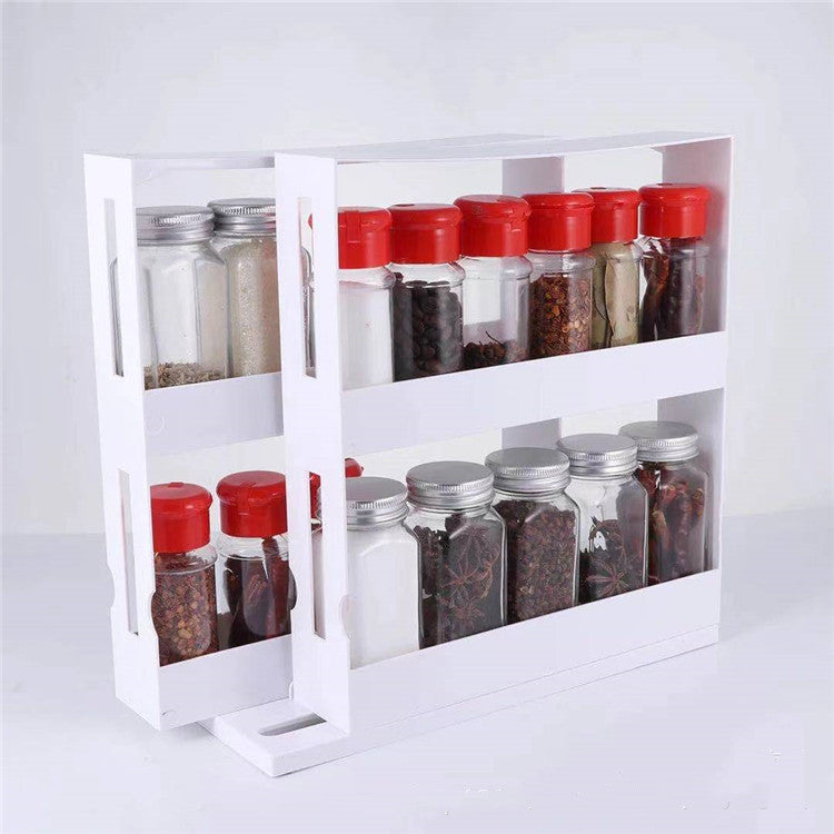Spice Organizer Rack Rotating Storage