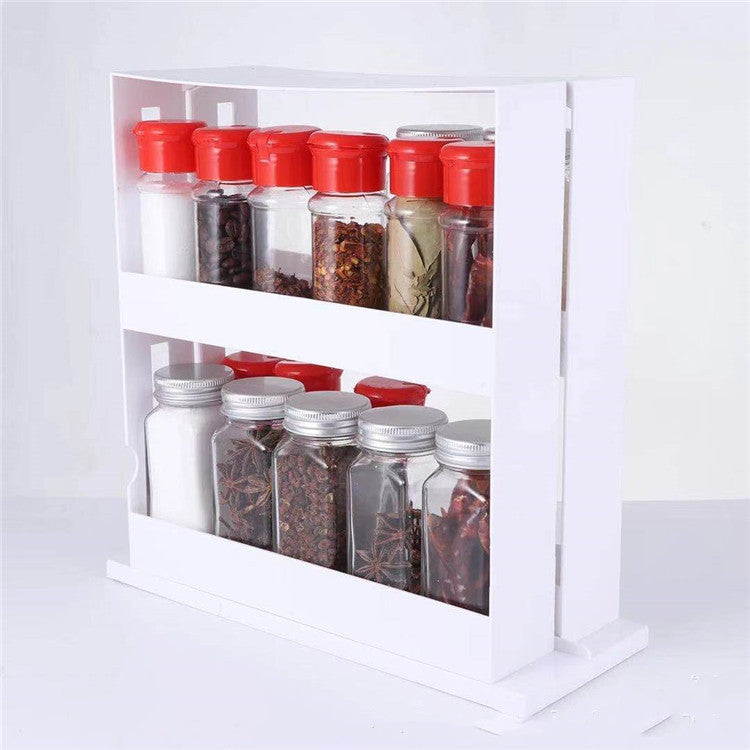Spice Organizer Rack Rotating Storage