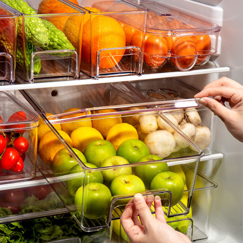Transparent Refrigerator Storage Box Drawer