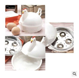 Chicken Shaped Microwave Egg Steamer