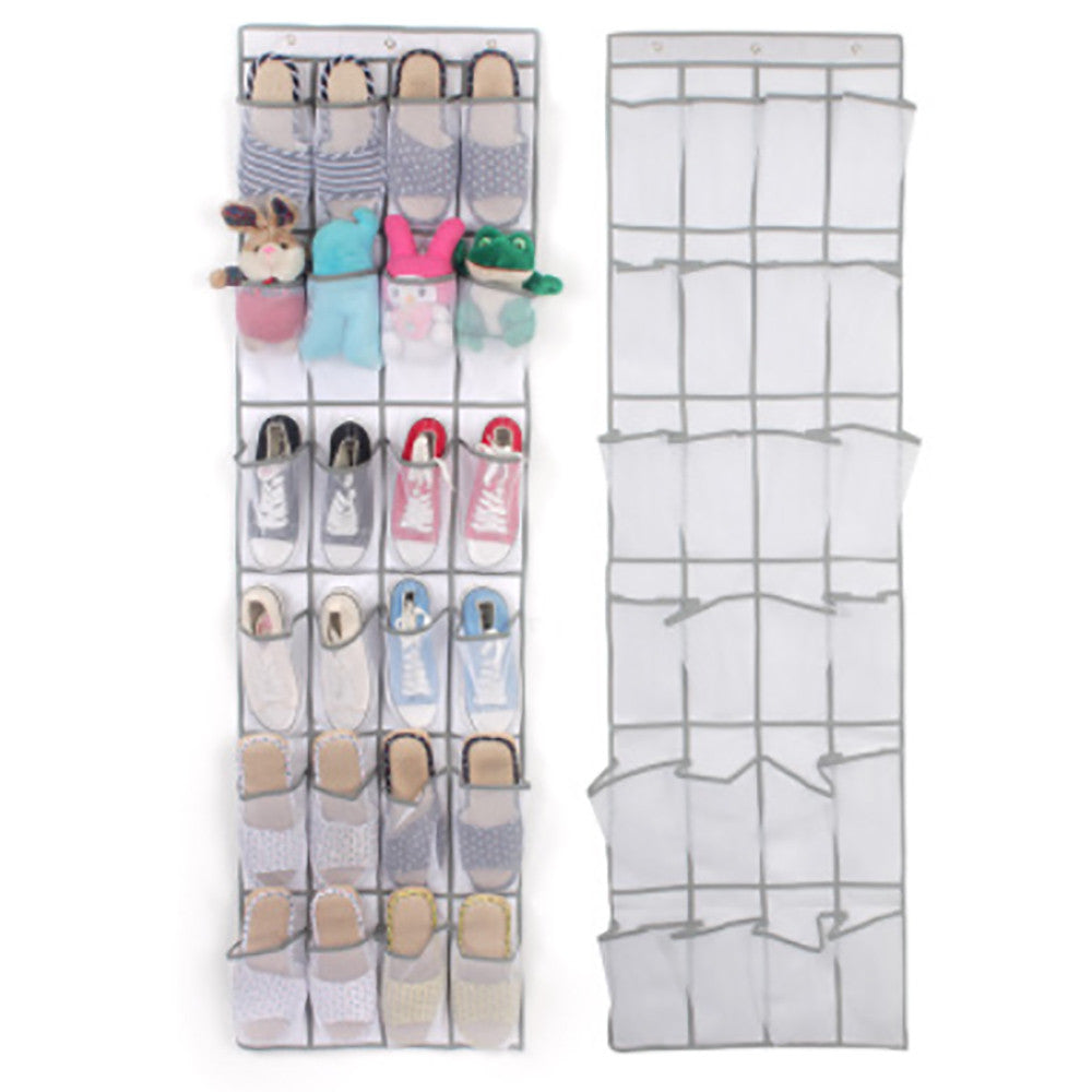 24 Pocket Shoe Door Hanging Storage Rack