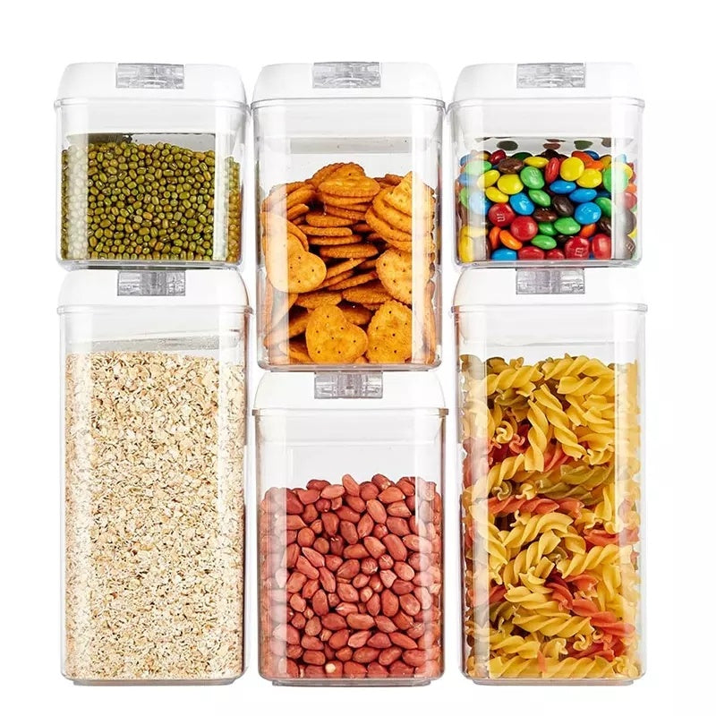 6pcs Set Easy Lock Food Storage