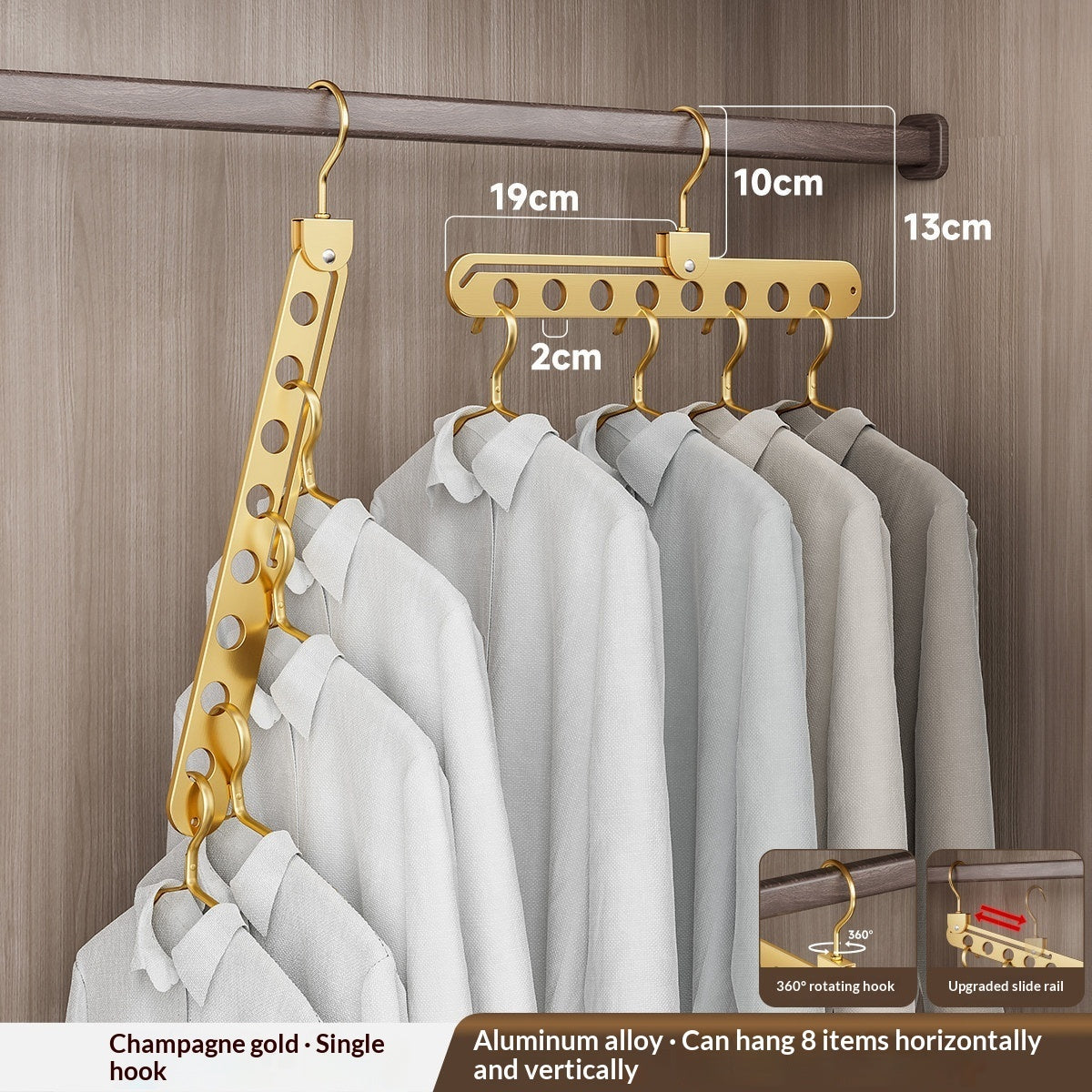 Multi-functional Foldable Clothes Hanger