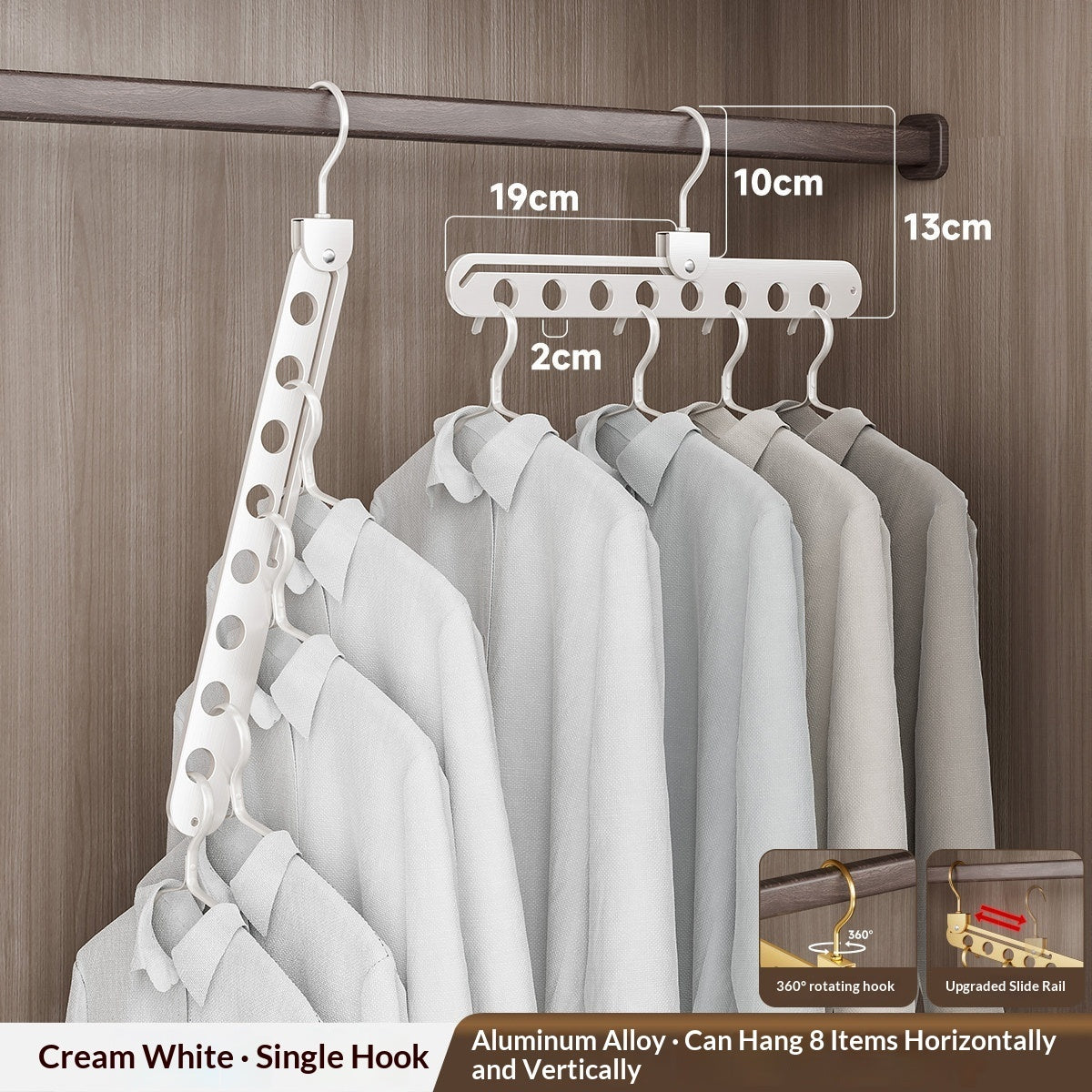 Multi-functional Foldable Clothes Hanger