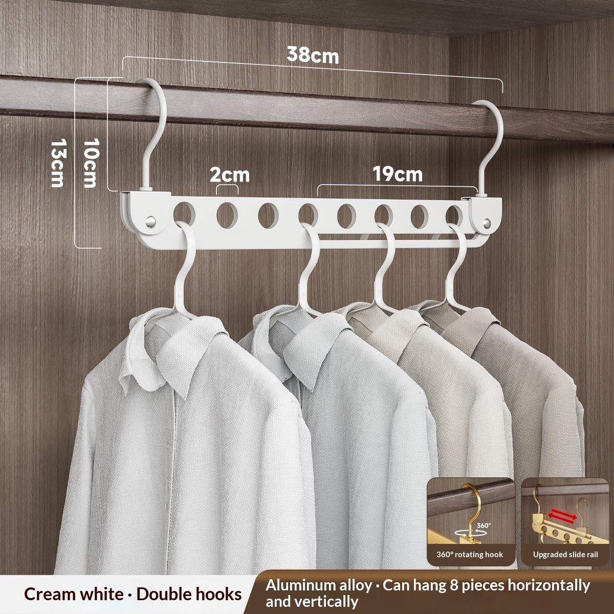 Multi-functional Foldable Clothes Hanger