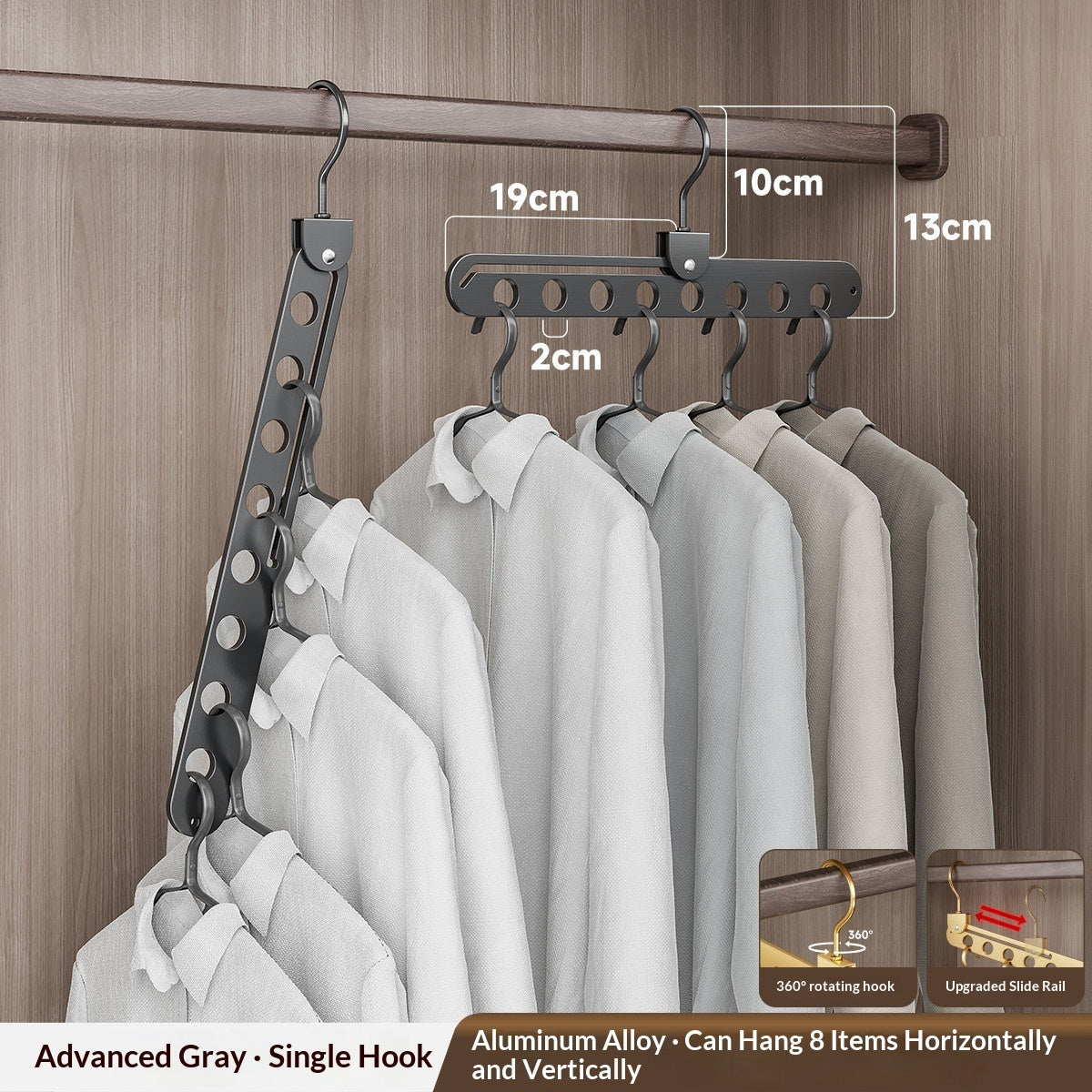 Multi-functional Foldable Clothes Hanger