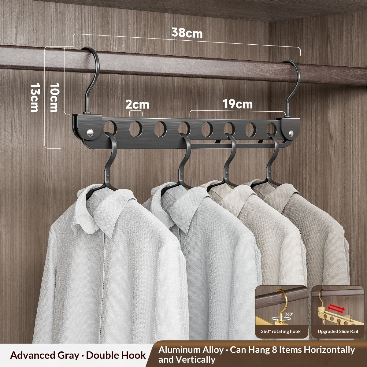 Multi-functional Foldable Clothes Hanger